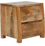 Woodsworth Alexander Bed SideTable In Natural Finish