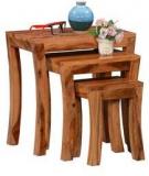 Woodsworth Alhambra Set Of Tables In Warm Walnut Finish