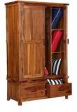 Woodsworth Alhambra Wardrobe In Warm Walnut Finish