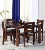 Woodsworth Alicante Four Seater Dining Set In Provincial Teak Finish