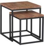 Woodsworth Alonzo Solid Wood Set Of Tables In Acacia Finish