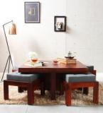 Woodsworth Andalusia Coffee Table Set In Honey Oak Finish