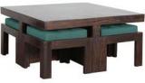 Woodsworth Andalusia Solid Wood Coffee Table Set In Provincial Teak Finish