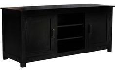 Woodsworth Andorra Solid Wood Large Entertainment Unit In Espresso Walnut