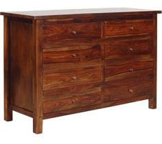 Woodsworth Athena Chest Of Drawers In Provincial Teak With Melamine Finish