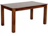 Woodsworth Athena Dining Table In Provincial Teak With Melamine Finish