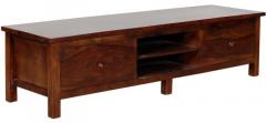 Woodsworth Athena Entertainment Unit in Provincial Teak with Melamine Finish