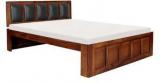 Woodsworth Athena Solid Wood Queen Size Bed In Provincial Teak With Melamine Finish