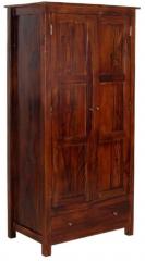 Woodsworth Athena Wardrobe in Provincial Teak with Melamine Finish