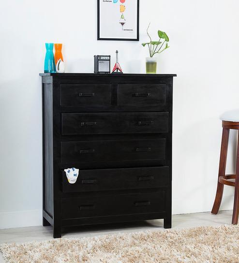 Woodsworth Atlanta Chest of Drawers in Espresso Walnut Finish