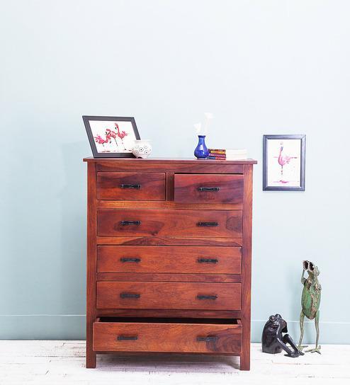 Woodsworth Atlanta Chest of Drawers in Honey Oak Finish