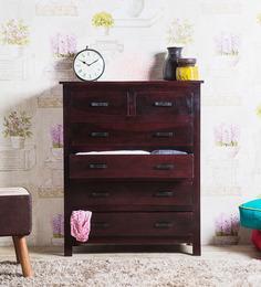 Woodsworth Atlanta Chest Of Drawers In Passion Mahogany Finish