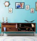 Woodsworth Atlanta Entertainment Unit In Provincial Teak Finish