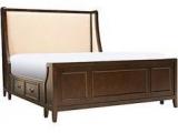 Woodsworth August Macke Bed In Provincial Teak Finish