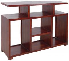 Woodsworth August Macke Solid Wood Entertainment Unit in Passion Mahogany finish