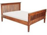 Woodsworth Barcelona King Sized Bed In Colonial Maple Finish