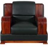 Woodsworth Barcelona One Seater Sofa In Passion Mahogany Finish