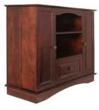 Woodsworth Barcelona Solid Wood Entertainment Unit In Colonial Maple Finish