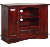 Woodsworth Barcelona Solid Wood Entertainment Unit In Passion Mohagony Finish