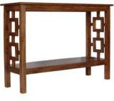 Woodsworth Barranquilla Console Table In Provincial Teak Finish