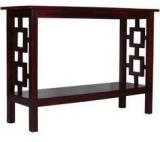 Woodsworth Barranquilla Solid Wood Console Table In Passion Mahogany Finish