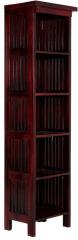 Woodsworth Belem Solid Wood Book Shelf in Passion Mahogany Finish