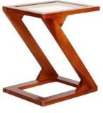 Woodsworth Belem Solid Wood End Table Cum Coffee Table In Colonial Maple Finish