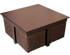 Woodsworth Belo Coffee Table With Four Stools