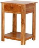 Woodsworth Belo Solid Wood Bed Side Table In Natural Finish