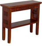 Woodsworth Belo Solid Wood Console Table In Colonial Maple Finish