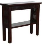 Woodsworth Belo Solid Wood Console Tables In Espresso Walnut Finish