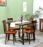 Woodsworth Bernadita Four Seater Dining Set In Provincial Teak Finish