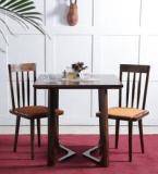 Woodsworth Bernadita Two Seater Dining Set In Provincial Teak Finish