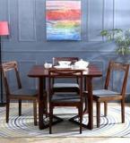 Woodsworth Binita Four Seater Dining Set In Honey Oak Finish