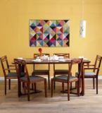 Woodsworth Binita Six Seater Dining Set In Honey Oak Finish