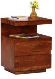 Woodsworth Bochum Solid Wood Bedside Table In Honey Oak Finish