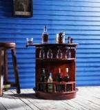 Woodsworth Bogota Bar Cabinet In Honey Oak Finish