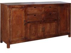 Woodsworth Bogota Multi Storage Solid Wood Sideboard In Provincial Teak Finish