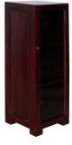 Woodsworth Bogota Solid Wood Entertainment Unit Cum Bookcase In Passion Mahogany Finish