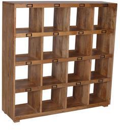 Woodsworth Bosslet Book Rack In Natural Mango Wood Finish