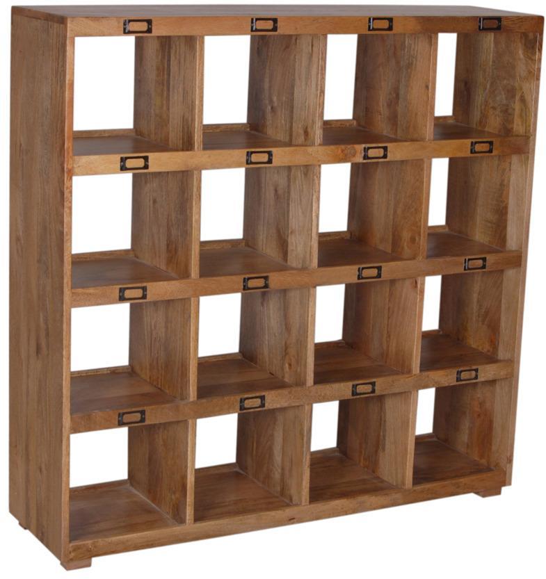 Woodsworth Bosslet Book Rack in Natural Mango Wood Finish