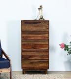 Woodsworth Boyd Chest Of Five Drawers In Provincial Teak Finish