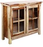 Woodsworth Brasilia Solid Wood Cabinet In Natural Sheesham Finish