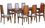 Woodsworth Brianna Eight Seater Dining Set In Provincial Teak Finish