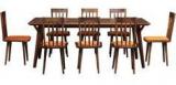 Woodsworth Brigida Eight Seater Dining Set In Provincial Teak Finish