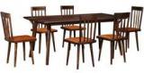 Woodsworth Brigida Six Seater Dining Set In Provincial Teak Finish