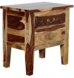 Woodsworth Cali Bed Side Table In Natural Sheesham Finish