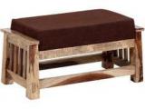 Woodsworth Cali Foot Stool In Natural Finish