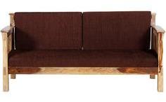 Woodsworth Cali Three Seater Sofa In Natural Finish