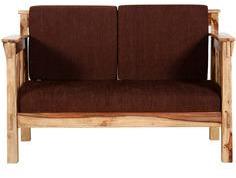 Woodsworth Cali Two Seater Sofa In Natural Finish